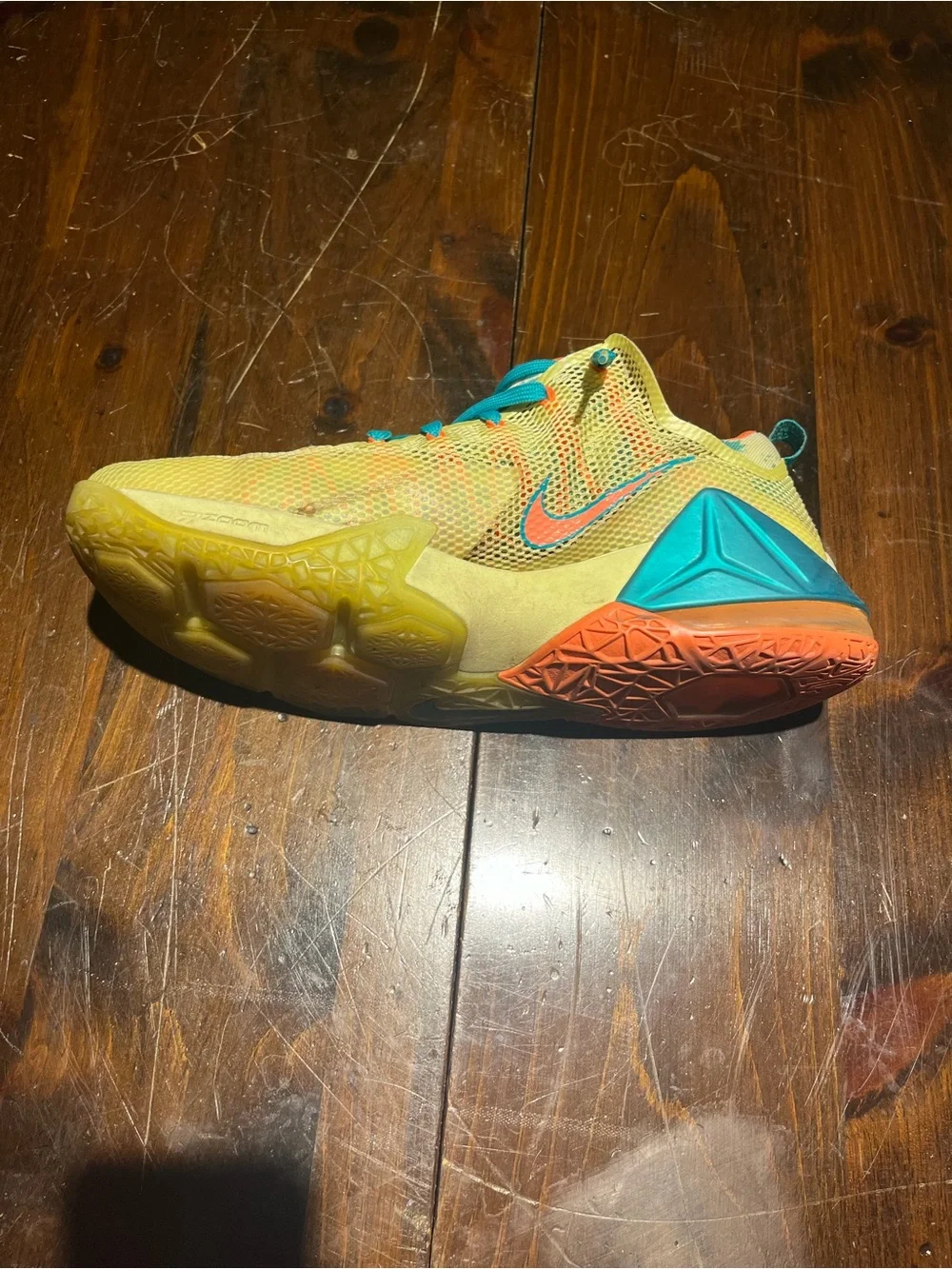 Kids' Nike Multicolor Athletic Sneakers - Teal & Coral